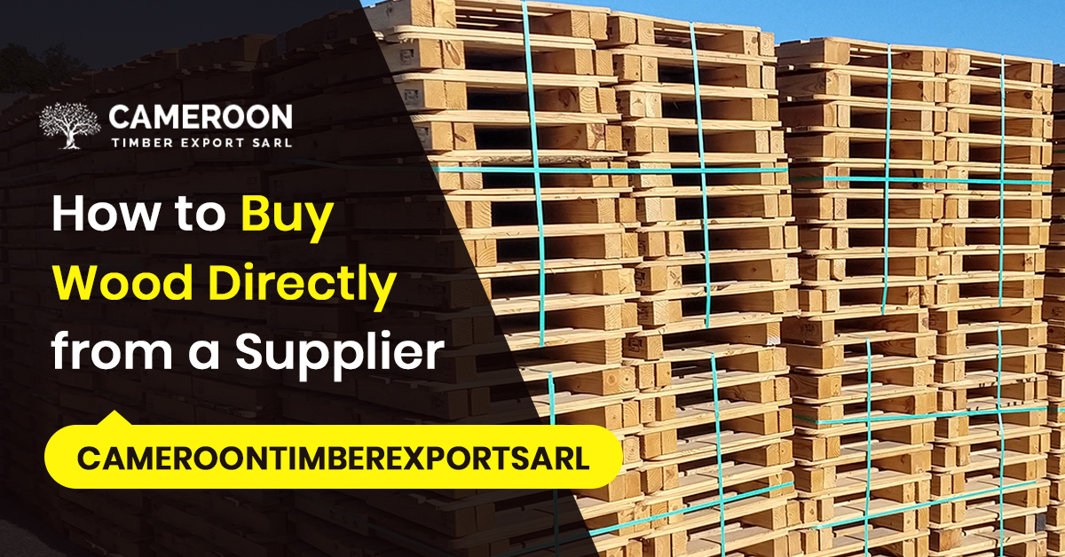buy wood directly from supplier