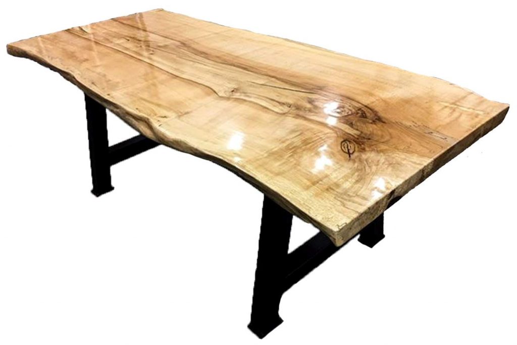 natural edge wood table